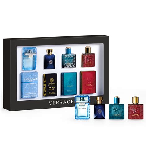 versace mens mini set x 4|versace 5 piece mini set.